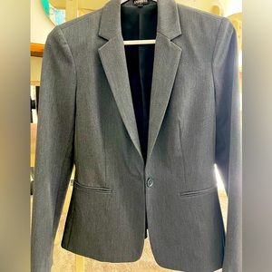 Charcoal gray Express blazer
